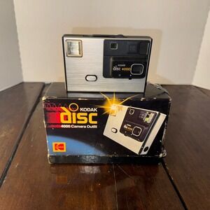 Vintage Kodak Disc 4000 Camera Outfit w/ box & - Untested